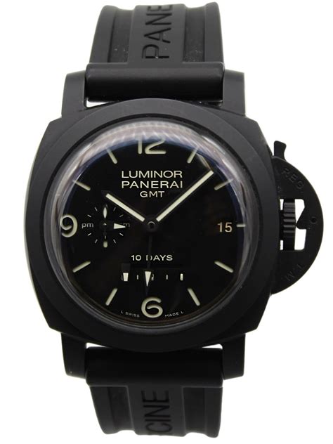 panerai luminor 1950 10 days gmt ceramica 44mm price|Panerai Luminor 1950 submersible.